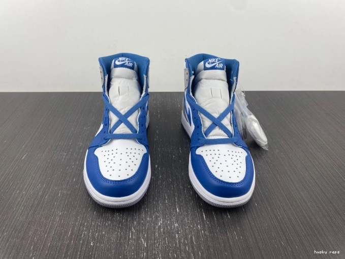 Cheap Husky True 1 Blue Jordan Air High DZ5485-410 OG 0801